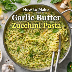 Garlic Butter Zucchini Pasta