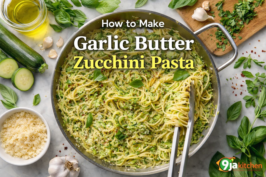 Garlic Butter Zucchini Pasta