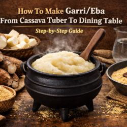 Eba From Cassava Tuber To Dining Table