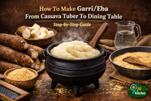 How To Make Garri/Eba From Cassava Tuber To Dining Table – The Authentic Powerful Guide🥣