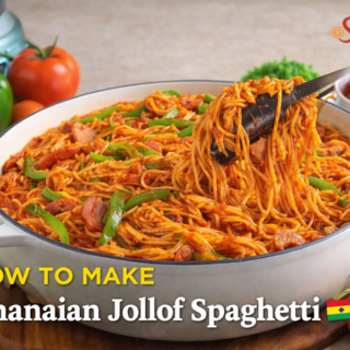 Ghanaian Jollof Spaghetti