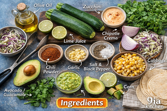 How To Make Grilled Zucchini Tacos: Ultimate Flavor-Packed Healthy Recipe🥒🌮 2 grilled zucchini tacos recipe