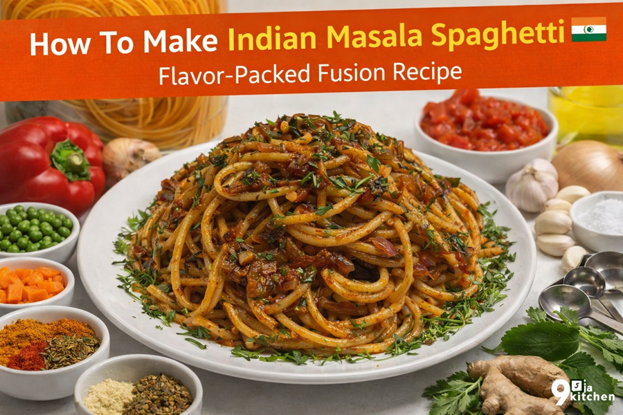 Indian Masala Spaghetti