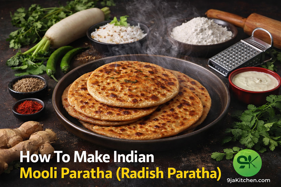 Indian Mooli Paratha