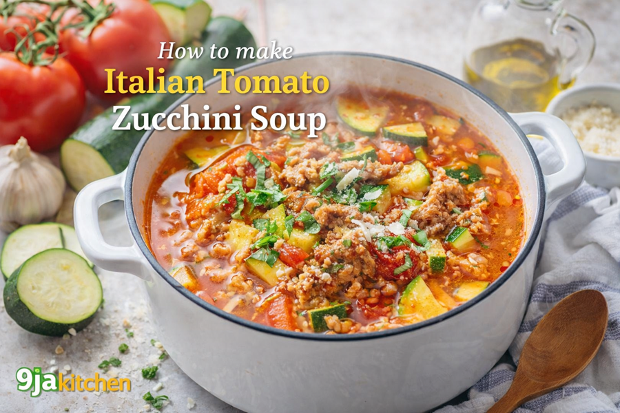 Italian Tomato Zucchini Soup