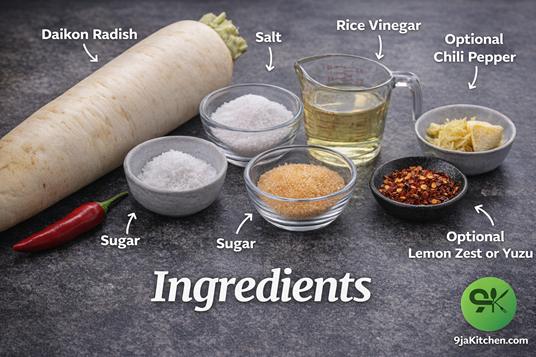 daikon pickles recipe
