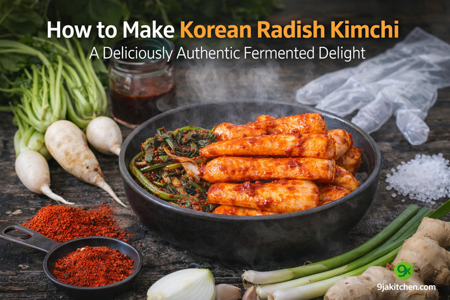 Korean Radish Kimchi