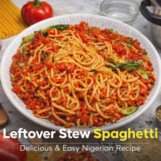 Leftover Stew Spaghetti
