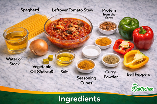 Easy Spaghetti With Leftover Stew Recipe
