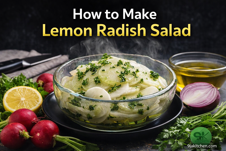 How To Make Lemon Radish Salad 1
