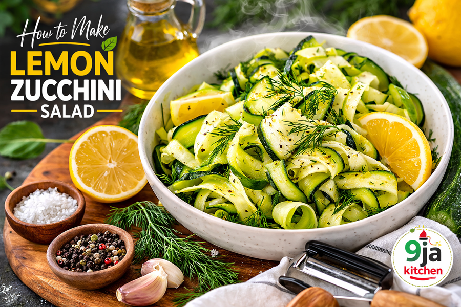 Lemon Zucchini Salad