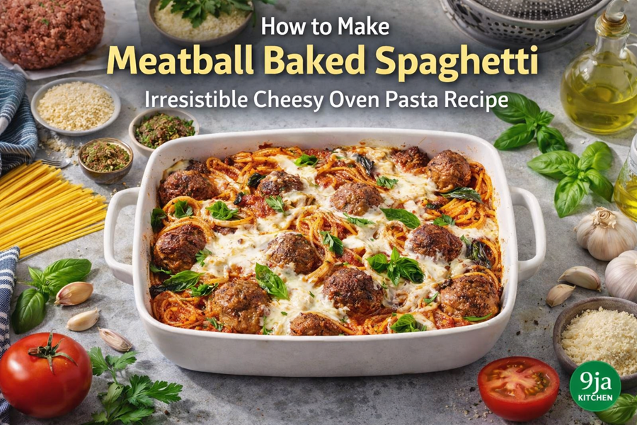 How To Make Meatball Baked Spaghetti