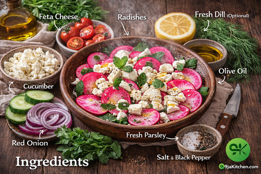 healthy radish salad