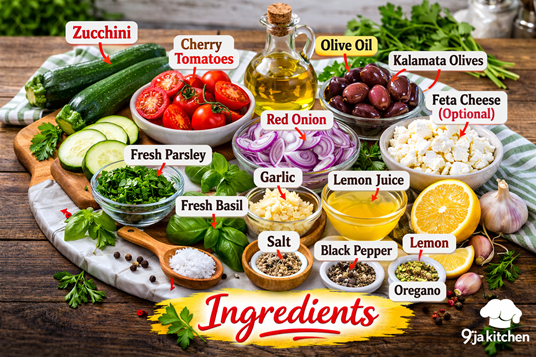 healthy zucchini salad recipe