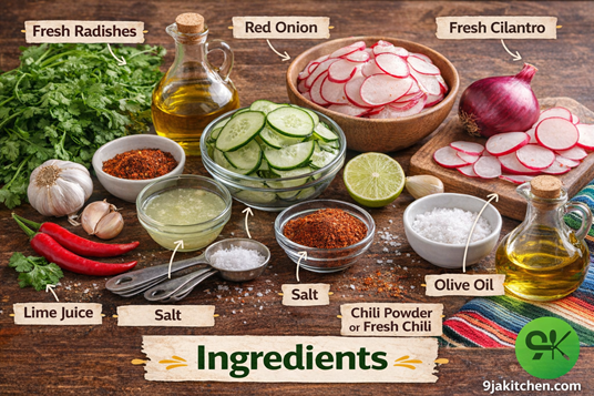 How To Make Mexican Radish Salad: A Refreshing Power-Packed Delight🥗 2 easy Mexican radish salad recipe