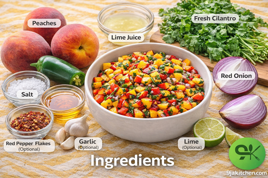 How To Make Peach Salsa: A Fresh, Flavorful & Irresistibly Delicious Recipe🍑 2 peach salsa recipe