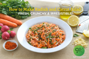 How To Make Radish And Carrot Salad- Delicious Flavor-Packed Delight🥕🌶️🥗