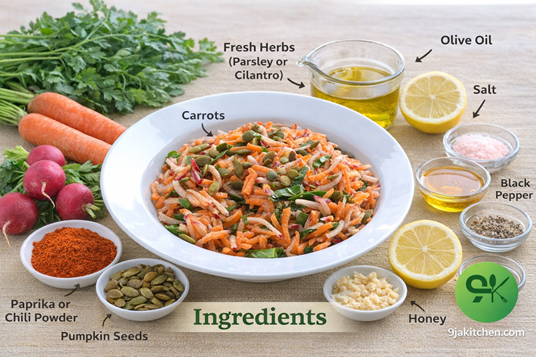 carrot radish salad recipe