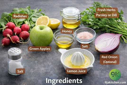 How To Make Radish Apple Salad – A Refreshing & Irresistible Power-Packed Recipe You’ll Love🍎🌶️🥗 2 radish salad recipe