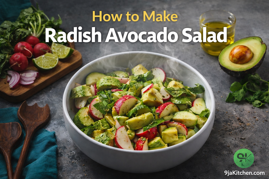 Radish Avocado Salad