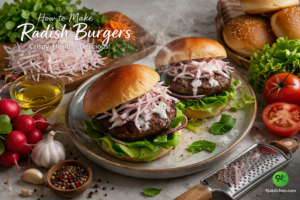 How To Make Radish Burgers – Delicious Power-Packed Healthy Delight 🫜🍔✨