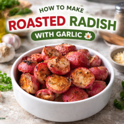 Roasted Radish With Garlic