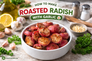 How To Make Roasted Radish With Garlic – Irresistible Healthy Delight🧄🌶️🥗