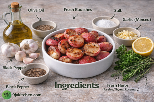 How To Make Roasted Radish With Garlic – Irresistible Healthy Delight🧄🌶️🥗 2 garlic roasted radishes recipe