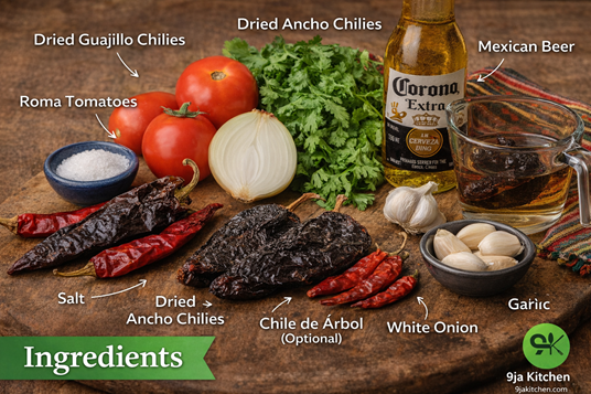 Salsa Borracha recipe