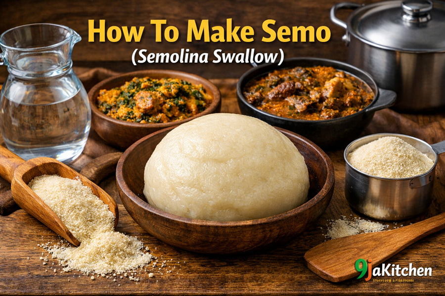 How To Make Semo (Semolina Swallow)