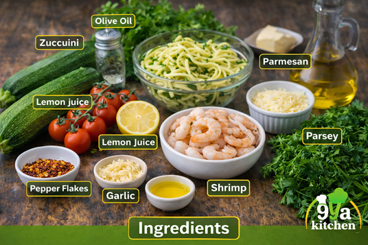How To Make Shrimp Zucchini Pasta