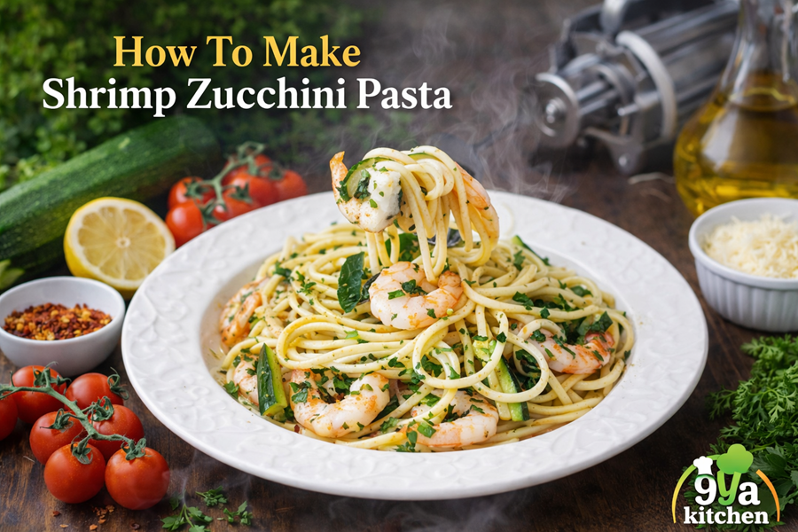 How To Make Shrimp Zucchini Pasta