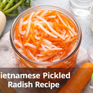 Vietnamese pickled radish recipe