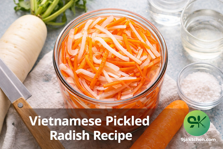 Vietnamese pickled radish recipe