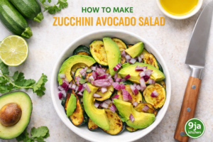 How To Make Zucchini Avocado Salad – Delicious Power Salad Recipe🥑✨