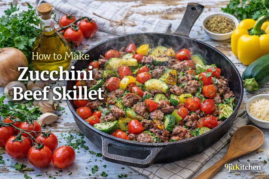 Zucchini Beef Skillet