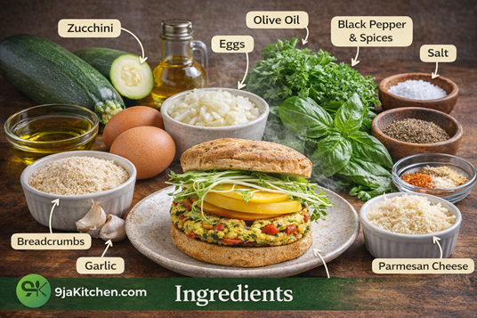 how to make zucchini burgers