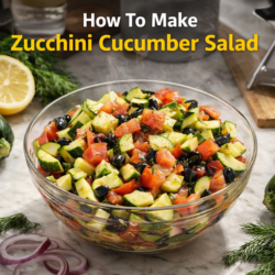 Zucchini Cucumber Salad