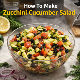 Zucchini Cucumber Salad