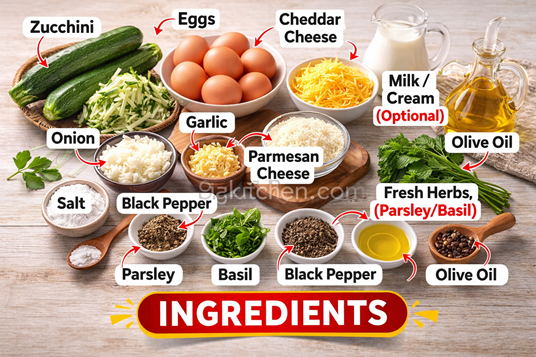 easy zucchini frittata recipe