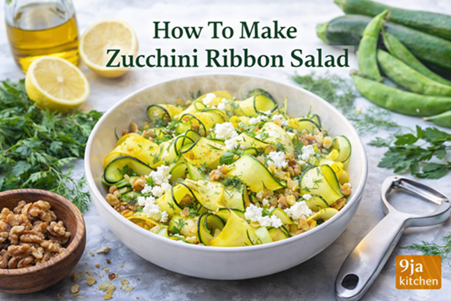 Zucchini Ribbon Salad