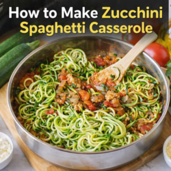 How To Make Zucchini Spaghetti Casserole