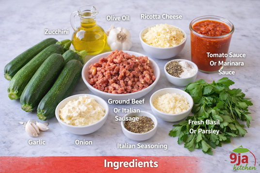 Zucchini Spaghetti Casserole recipe