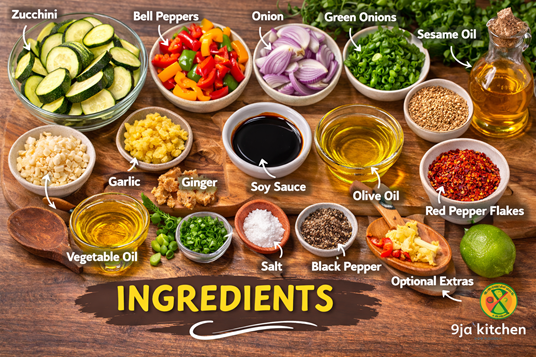 Zucchini Stir Fry Recipe