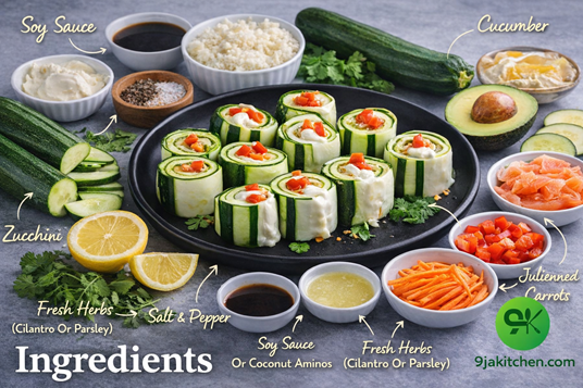 How To Make Zucchini Sushi Rolls: The Delicious Power Recipeš„š£ 2 zucchini sushi rolls recipe
