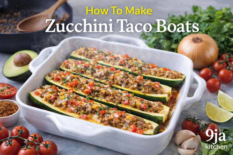 Zucchini Taco Boats