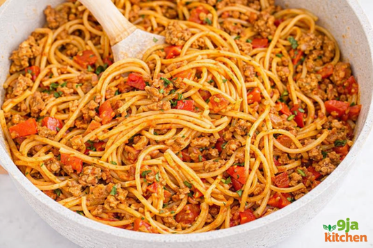 spicy Mexican pasta