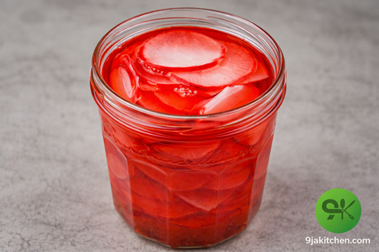 quick pickled radish