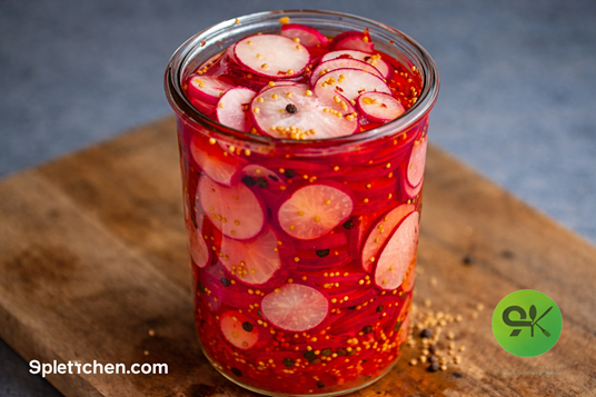 homemade radish pickles