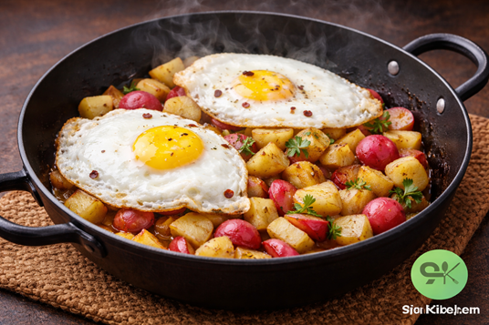 How To Make Radish And Potato Hash – A Delicious Breakfast Recipe🥔🍳 4 radish breakfast recipe